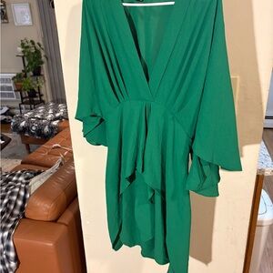 SHEIN Vibrant Green Dress
